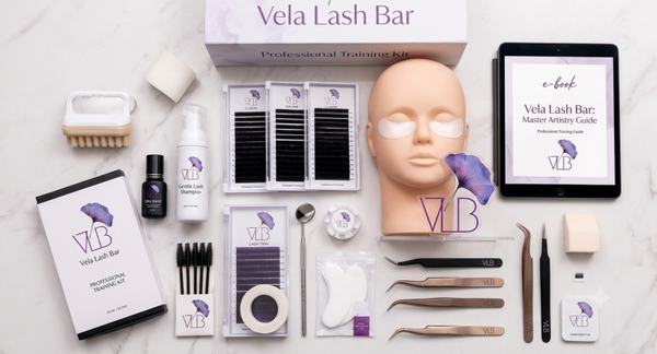 Vela Lash Bar™ Elite Eyelash Extension Professional Training Kit (With E-Book)