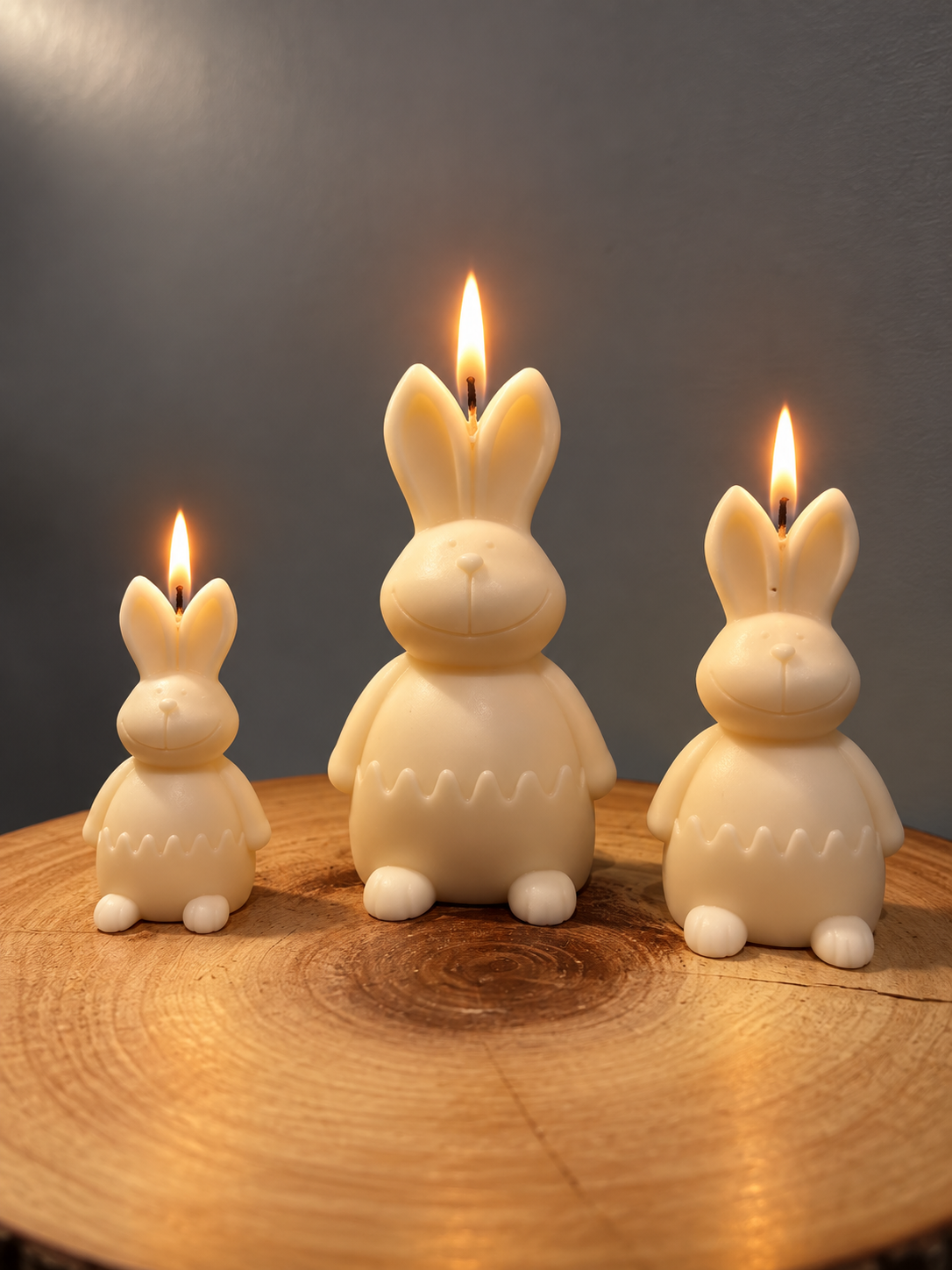 RABBIT FAMILY candle