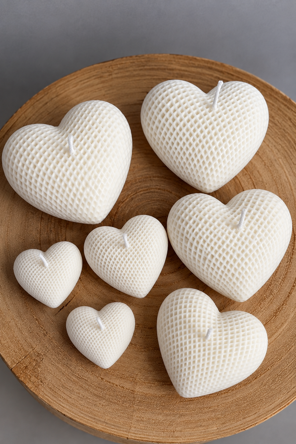 LARGE HEART candle