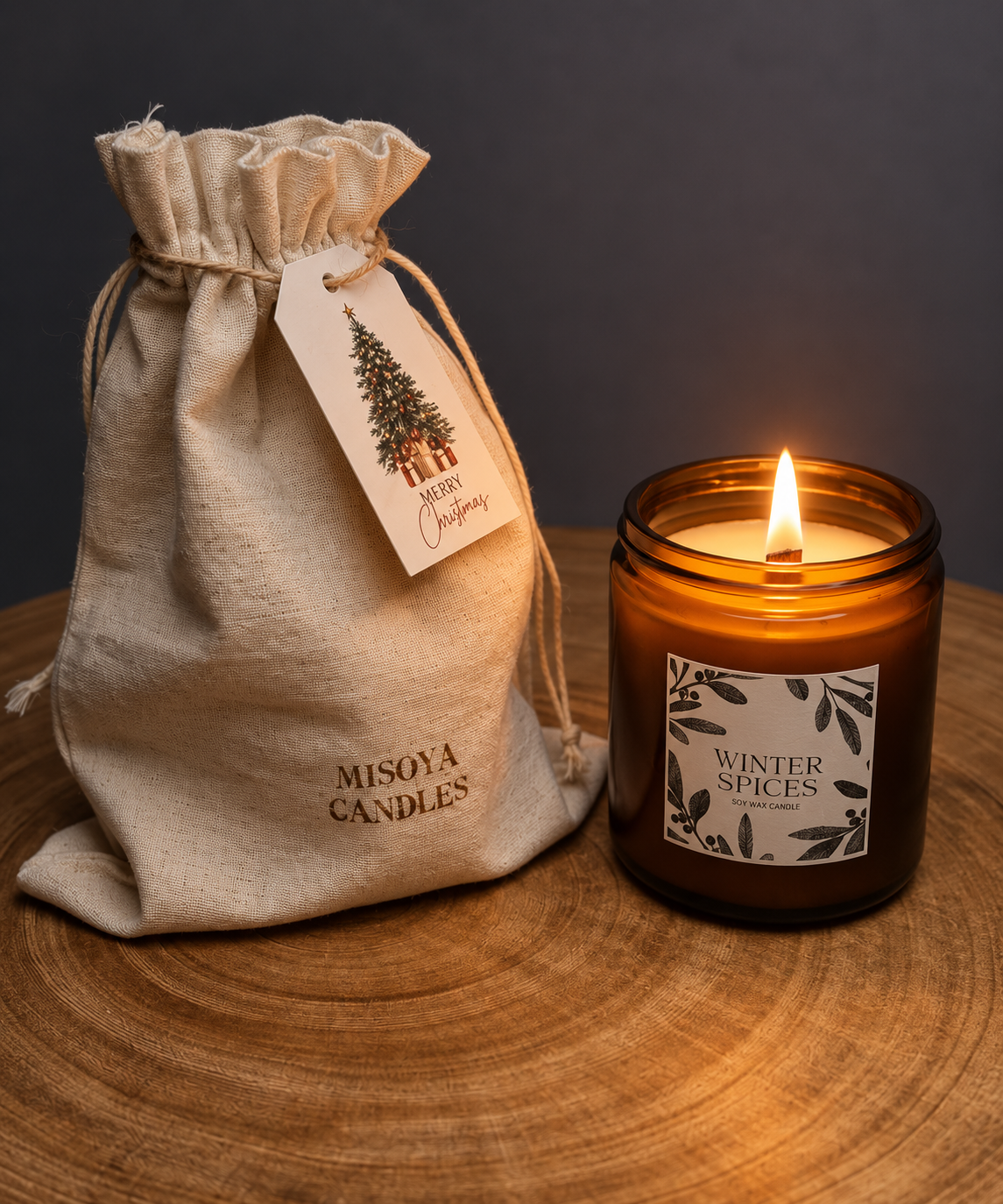 Winter Scented Jar Candle