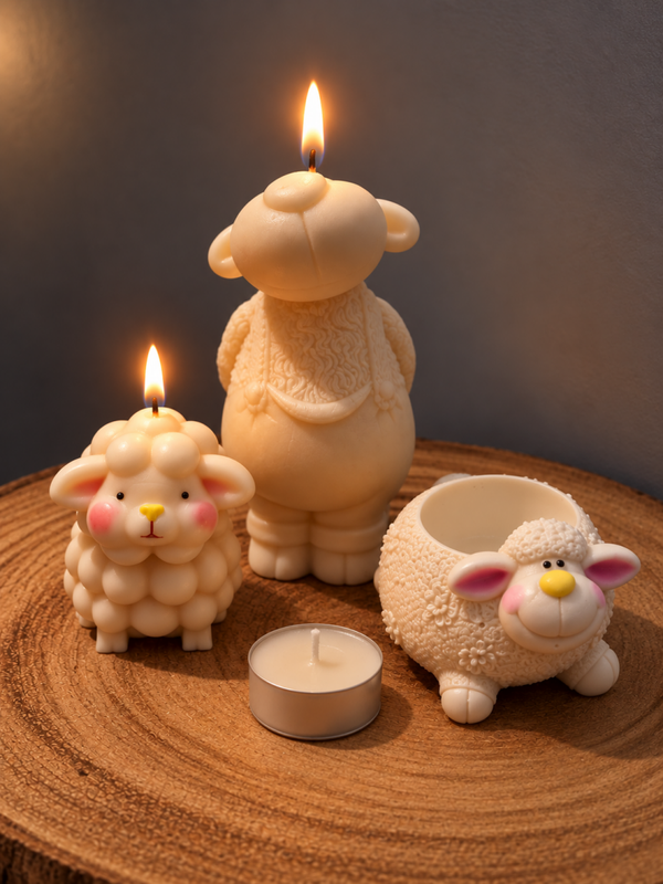 SHEEP candle and tealight holder