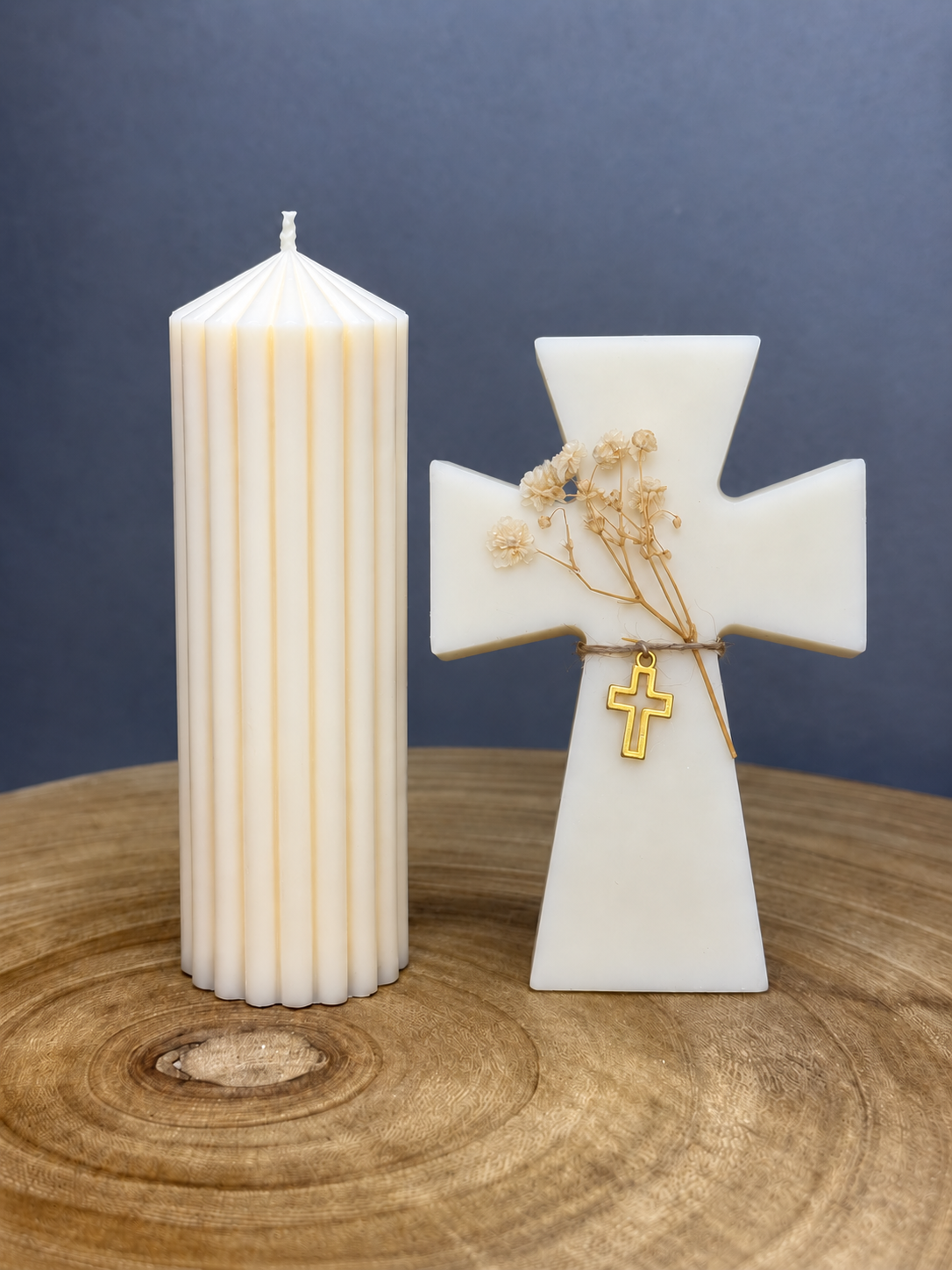 CROSS & PILLAR candle