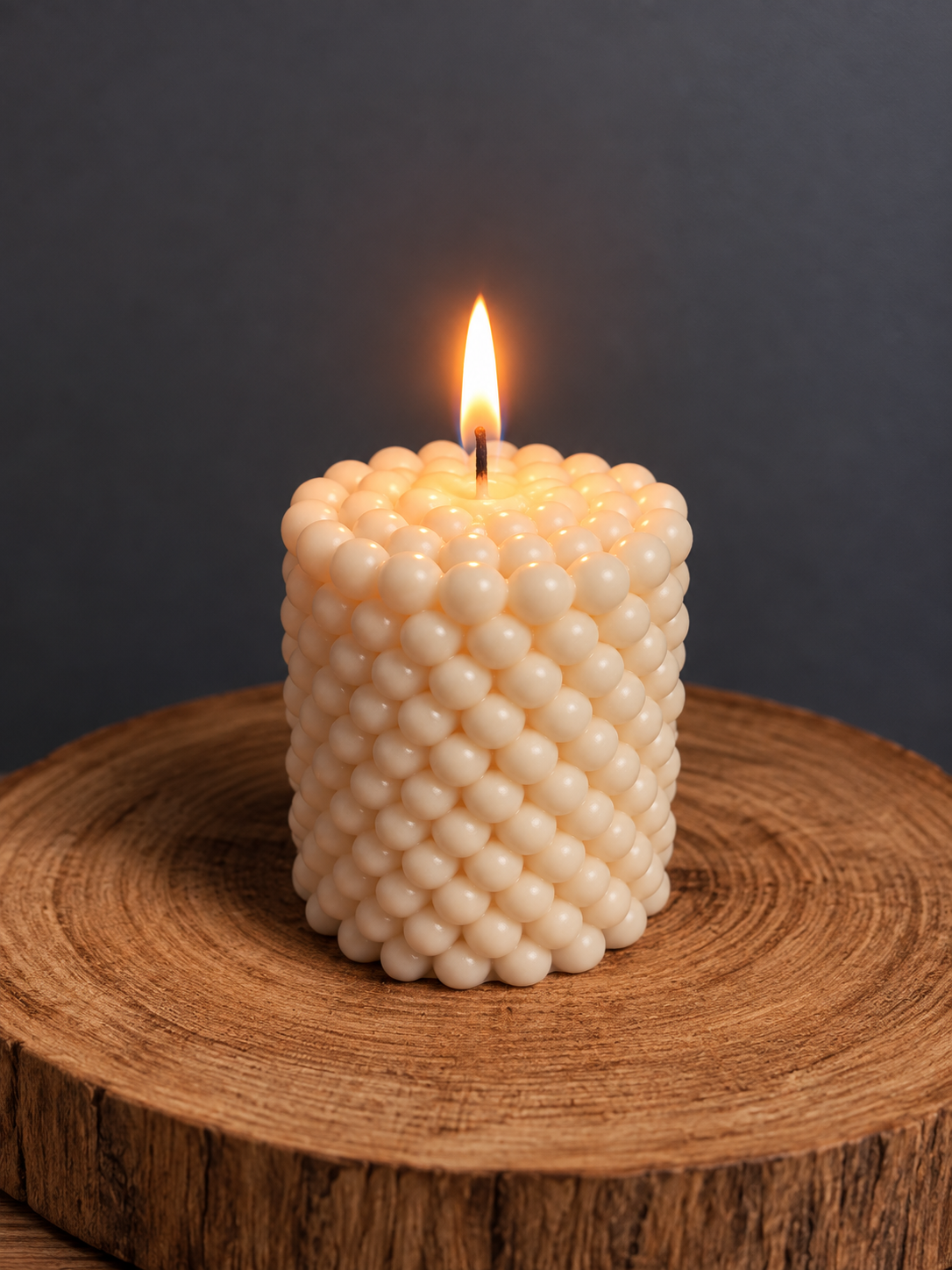 ROUND BUBBLE candle