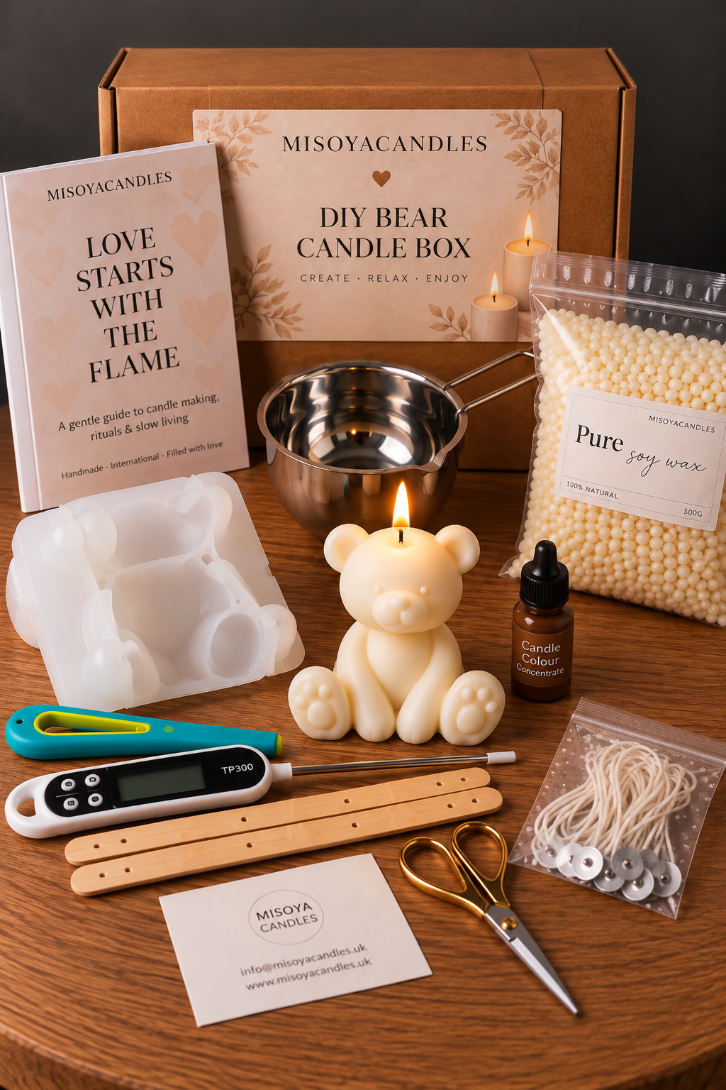 DIY Teddy Bear Candle Box + Free eBook
