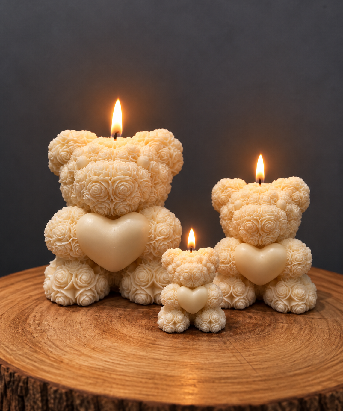 LOVE TEDDY BEAR candle