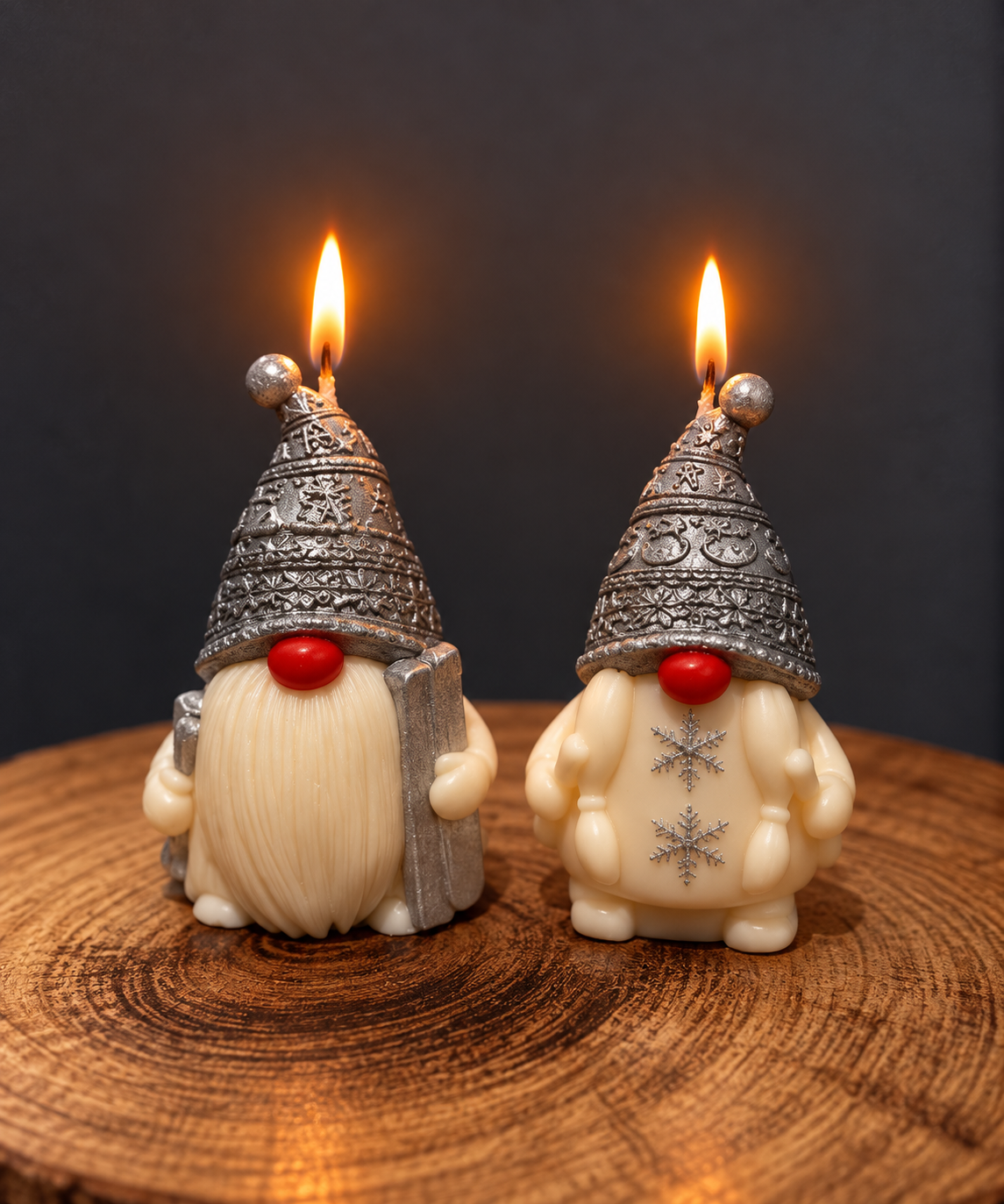 WINTER GONK candle with stamp