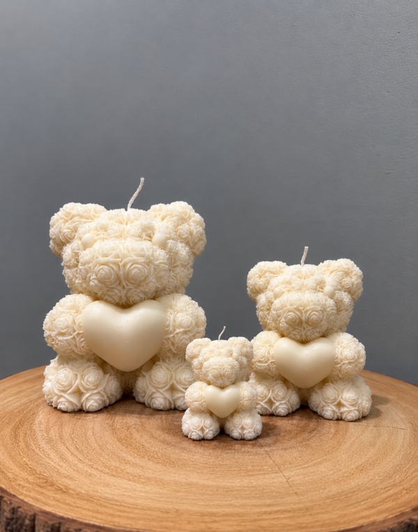 LOVE TEDDY BEAR candle