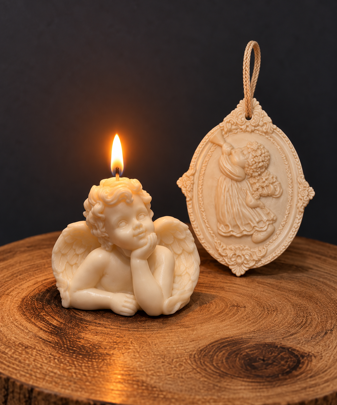 ANGEL candle & pendant