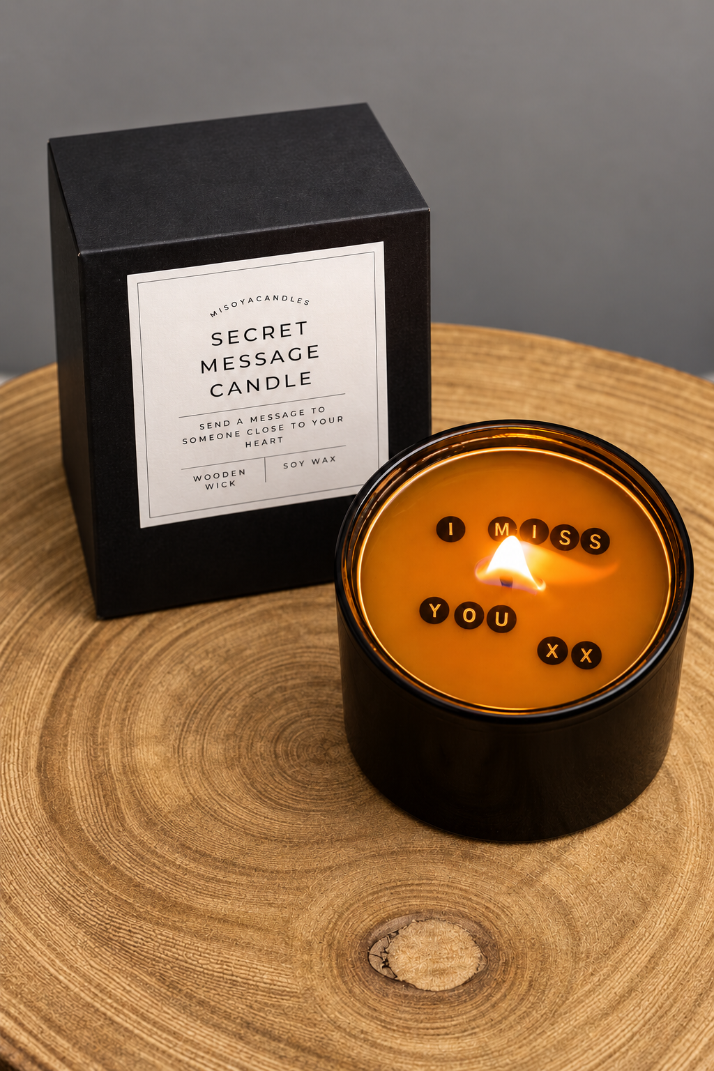 SECRET MESSAGE CANDLE