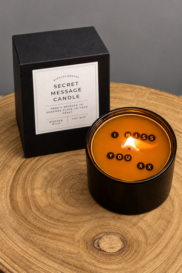 SECRET MESSAGE CANDLE