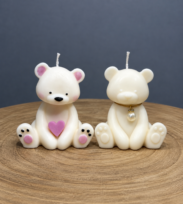CUTE TEDDY BEAR candle