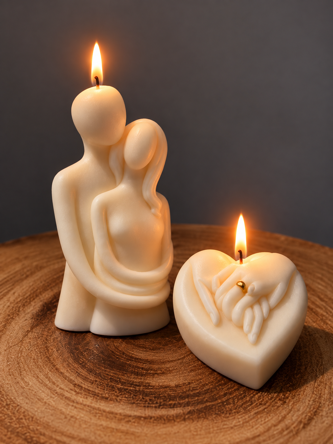 ENGAGED COUPLE  candle