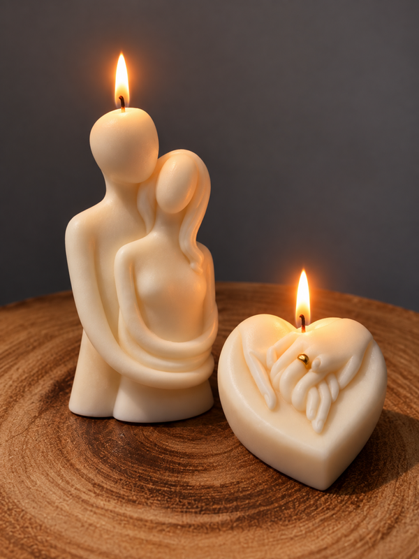 ENGAGED COUPLE  candle