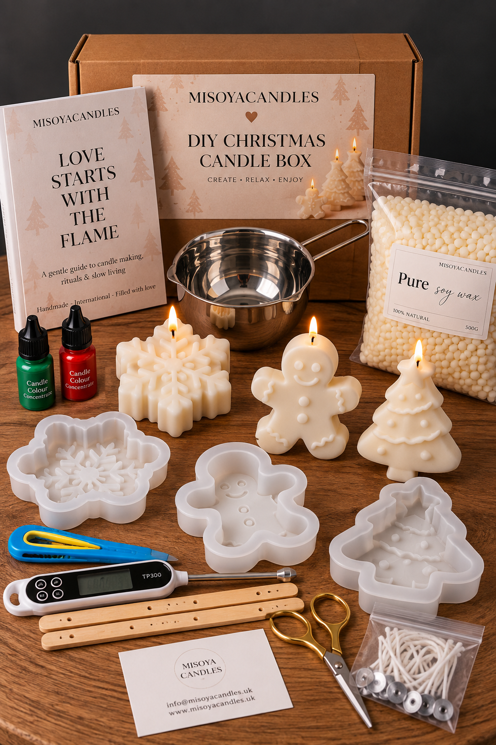 DIY Christmas Candle Box + Free eBook