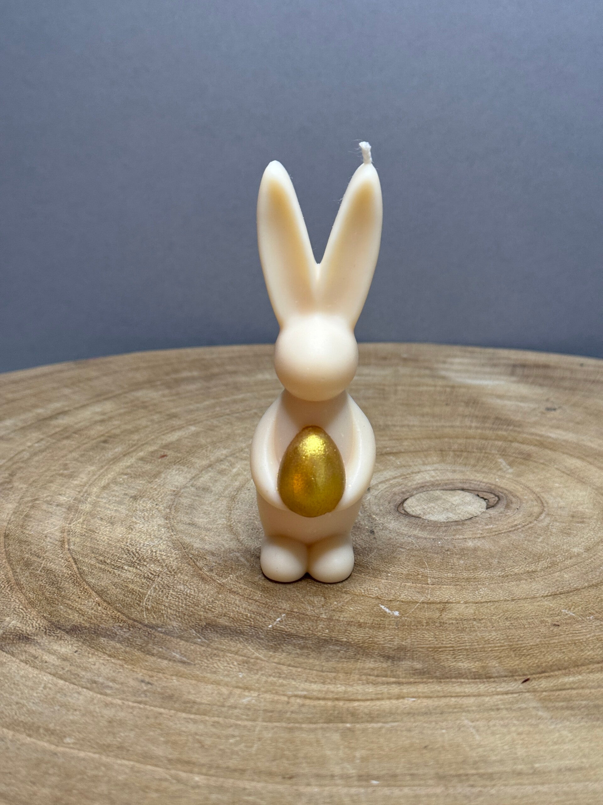 GOLD EGG BUNNY candle
