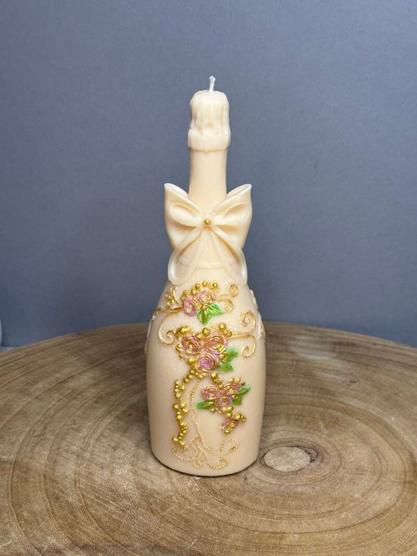 CHAMPAGNE BOTTLE candle