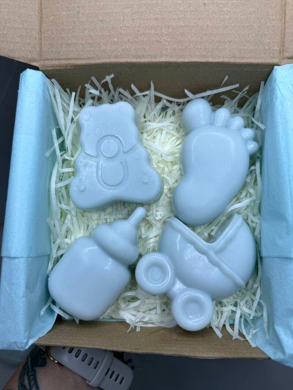 NEW BABY wax melts - blue