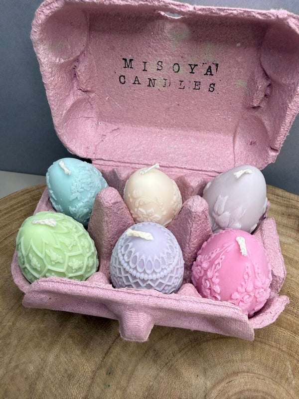 RAINBOW MINI EGGS candle