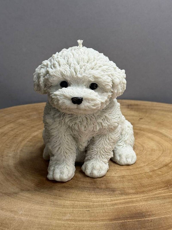 TEDDY PUPPY dog candle SALE