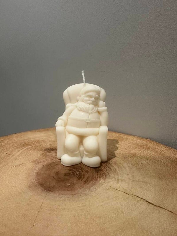 SLEEPY SANTA candle