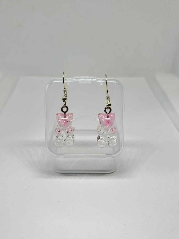 boucle d'oreille ourson