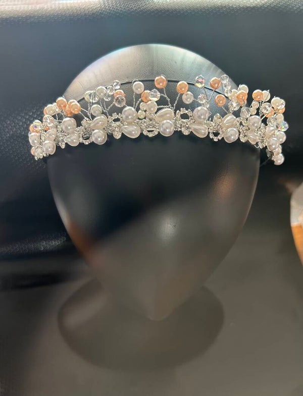 Handmade beaded Tiara