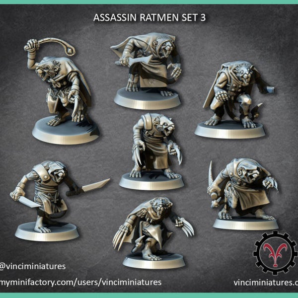 Rats assassins set 3 x10