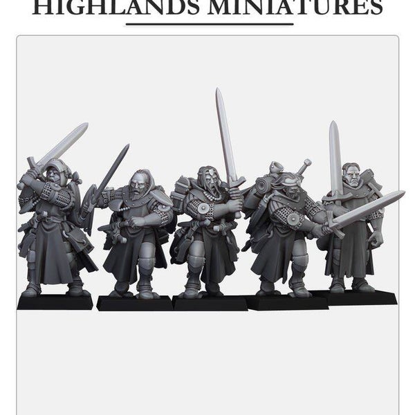 Dismounted Questing Knights x5