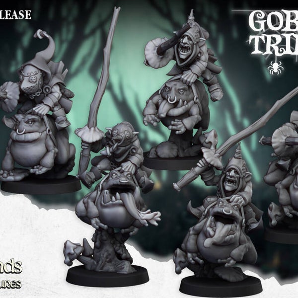 Swamp Goblins Frog Riders x10