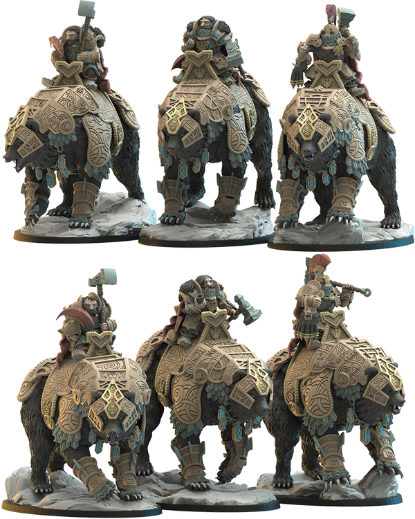 Guerriers clan sur ours x3