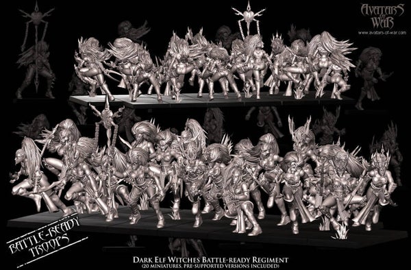 Dark Elf Dread Maidens x30