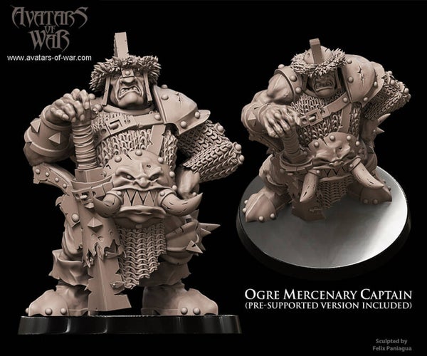 Capitaine mercenaire ogre
