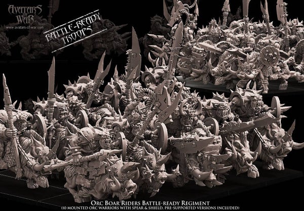 Orc Boar Riders x10
