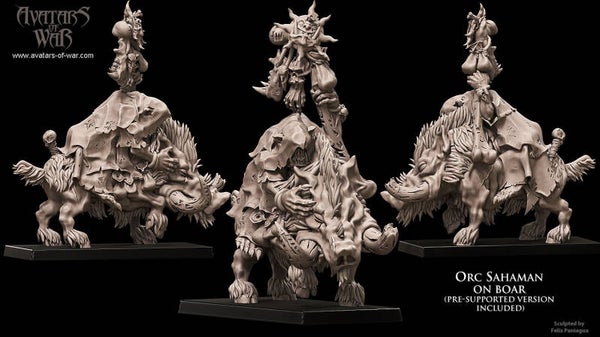 Orc Shaman on boar