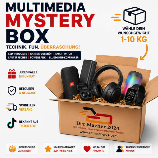 🎮 Multimedia Mystery Box – Jede Box ein Unikat!