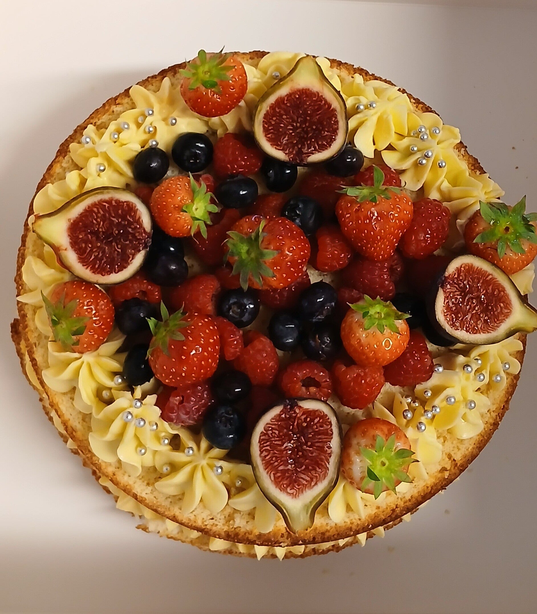 Erdbeer-Vanille Torte