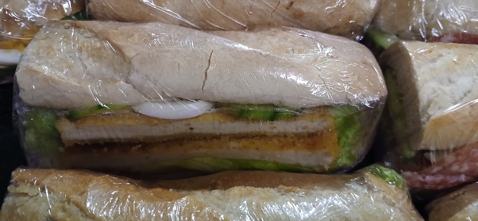 Handwerker Sandwiches Pouletschnitzel (paniert)