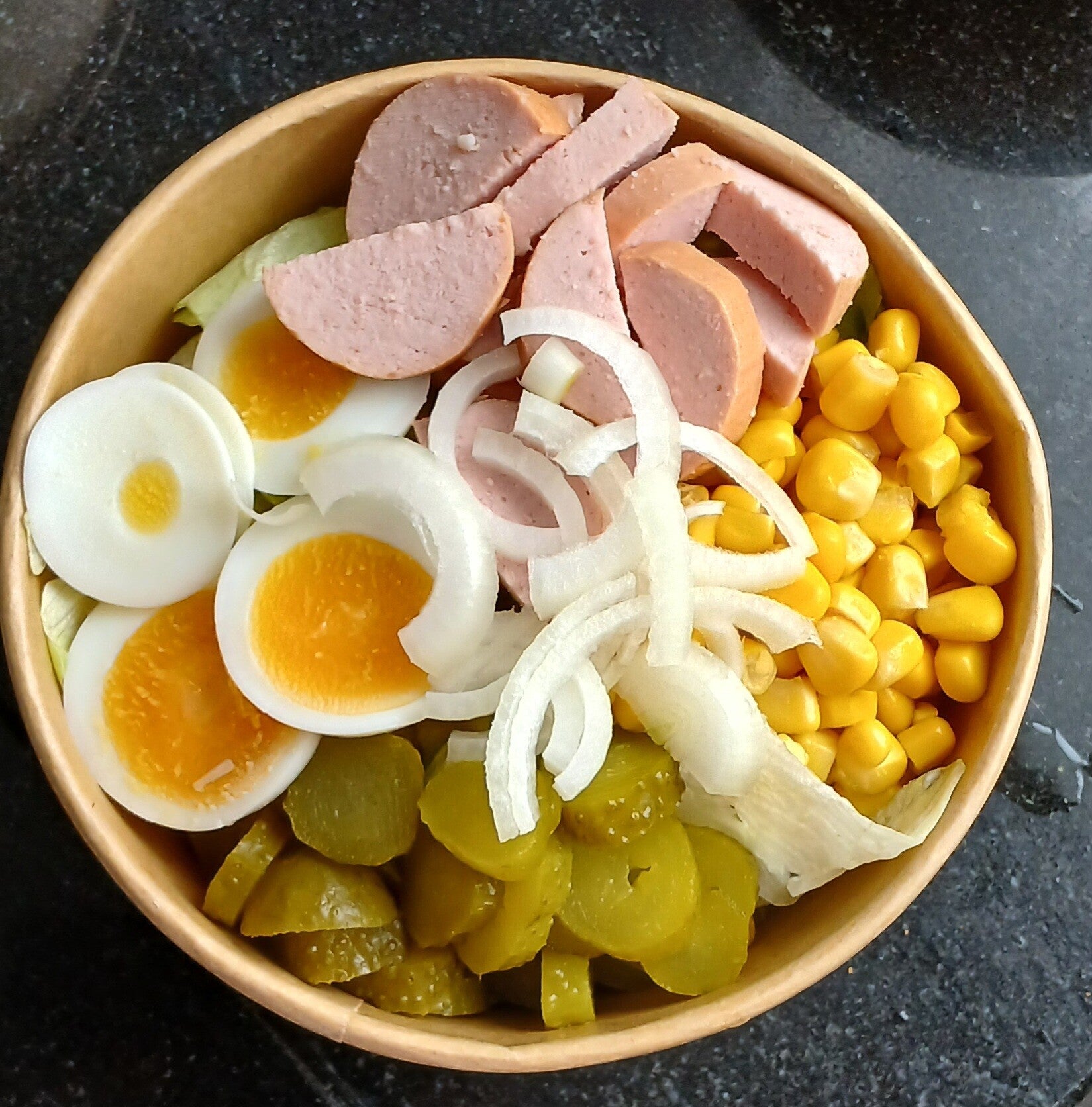 Wurst-Käse Salat