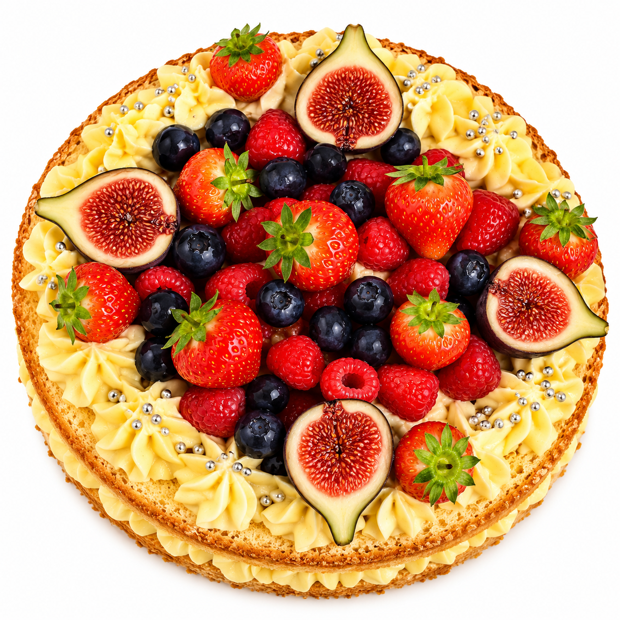 Erdbeer-Vanille Torte