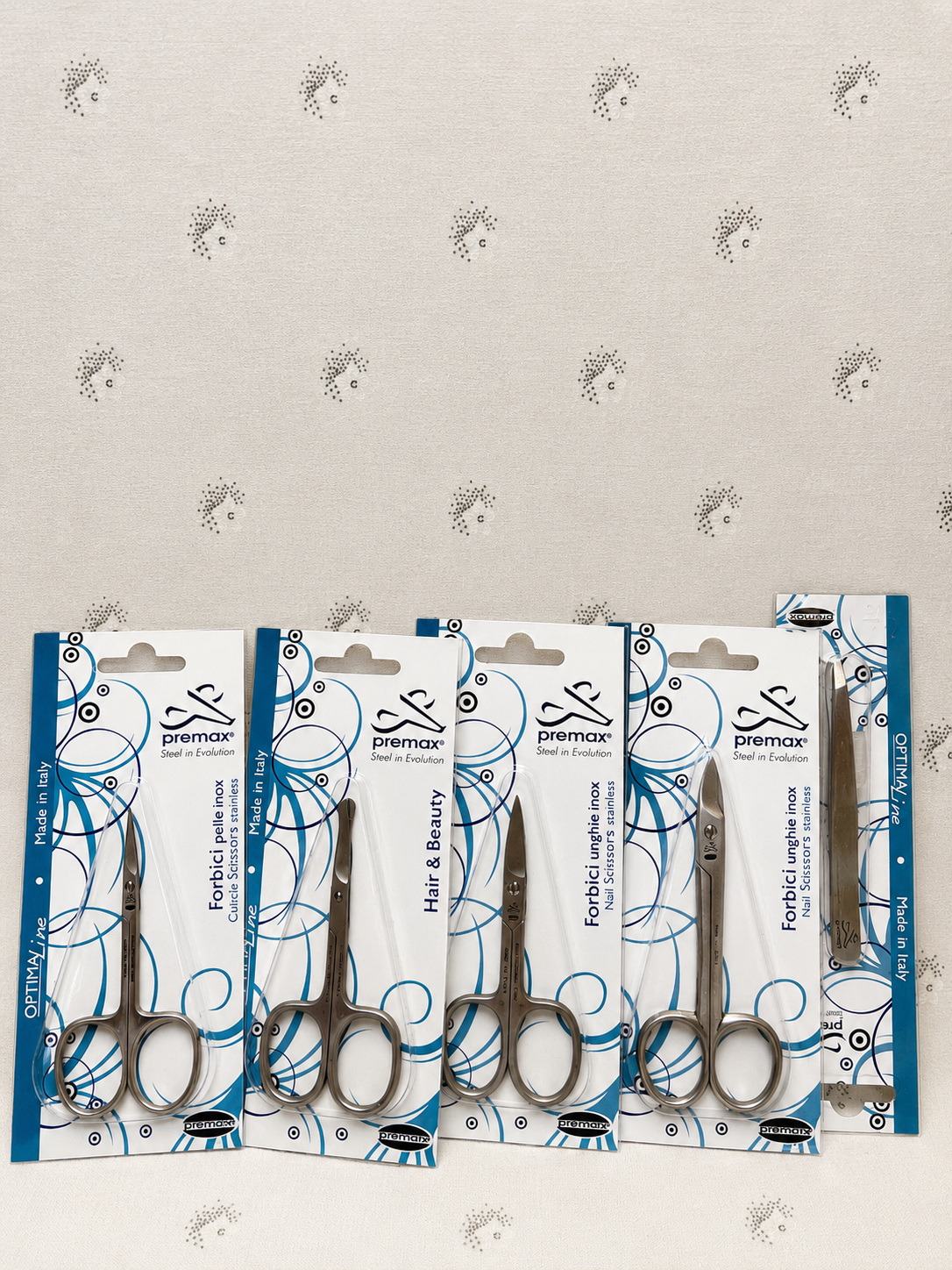 KIT 5 PEZZI PER LA CURA DELLA PERSONA IN ACCIAIO INOX - MADE IN ITALY