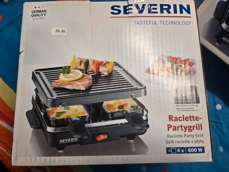 ELETTRODOMESTICI - Severin Mini Grill Raclette da 600 W