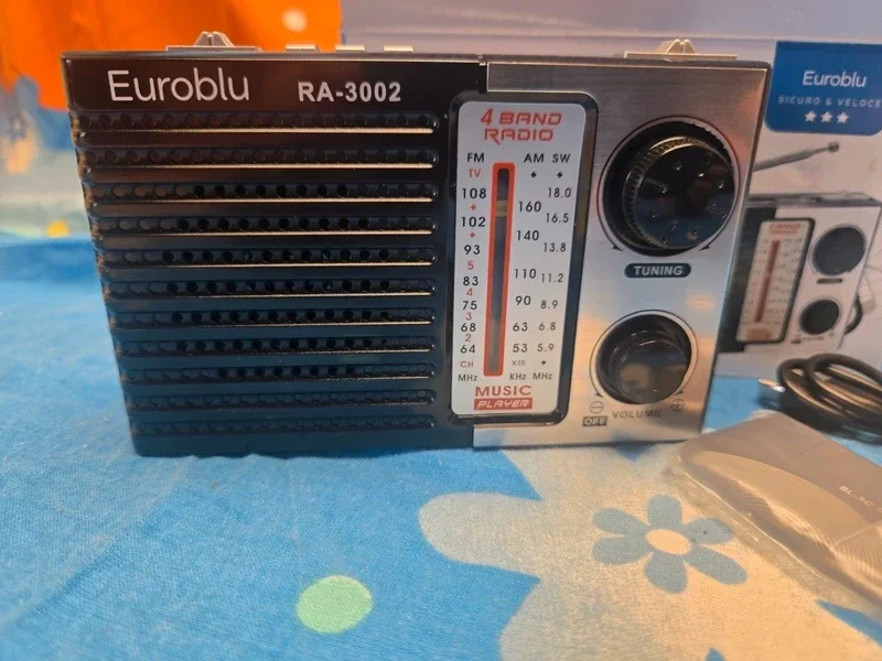 ELETTRONICA - Radio portatile Euroblu modello RA-3002