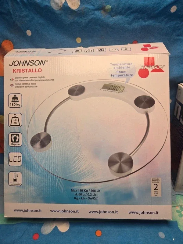 ELETTRODOMESTICI - Bilancia pesapersone digitale Johnson Kristallo
