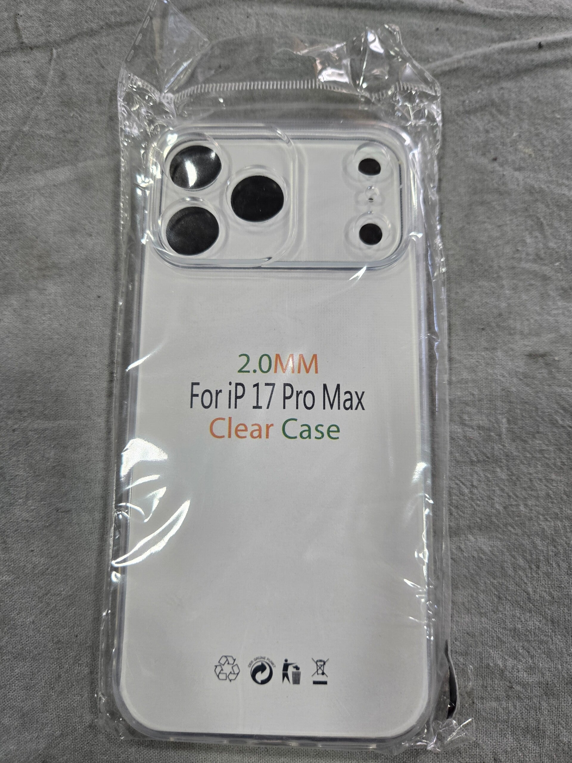 CUSTODIA IN SILICONE PER IPHONE 17 PRO MAX