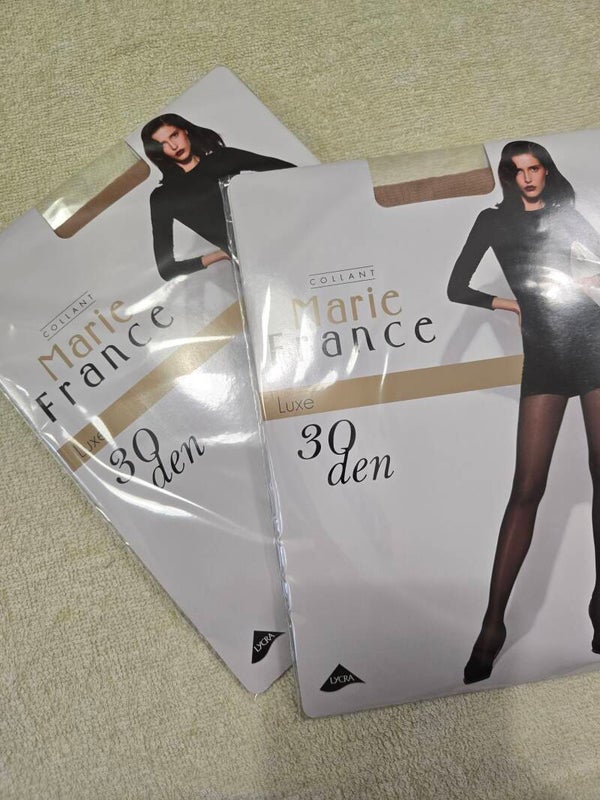 5 PZ. - COLLANT MARIE FRANCE 20 DEN. TG. S - CAMMELLO