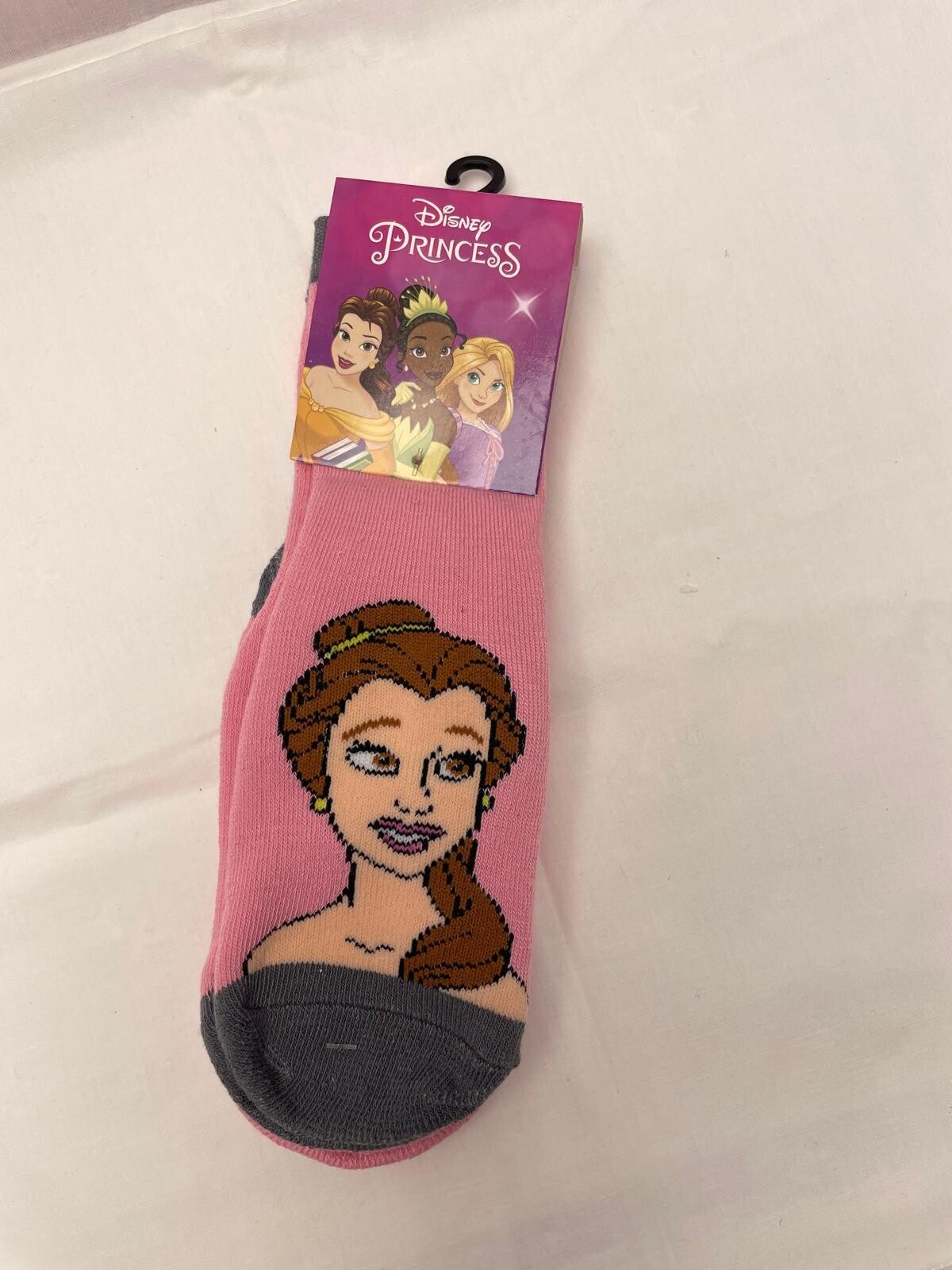 Disney Princess  - Set 2 Paia Calze Antiscivolo Belle e Cenerentola