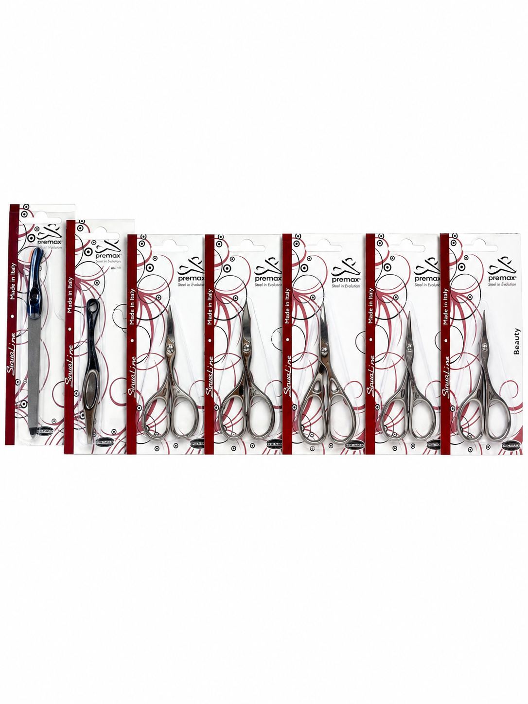 KIT 7 PEZZI PER LA CURA DELLA PERSONA IN ACCIAIO INOX - MADE IN ITALY