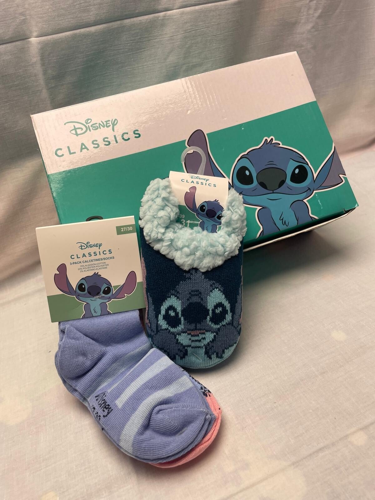 LILO & STITCH - Set pantofole + 3 paia di calzini