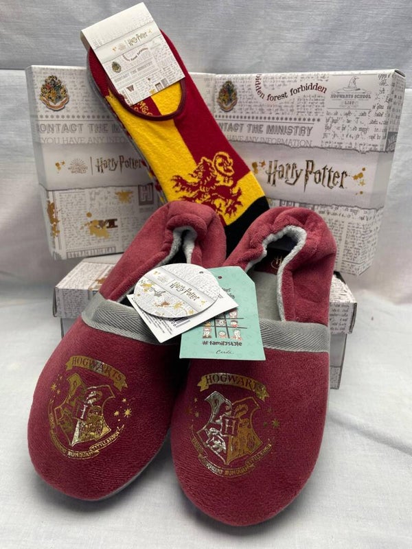 HARRY POTTER - SET PANTOFOLE + 3 PAIA DI CALZINI