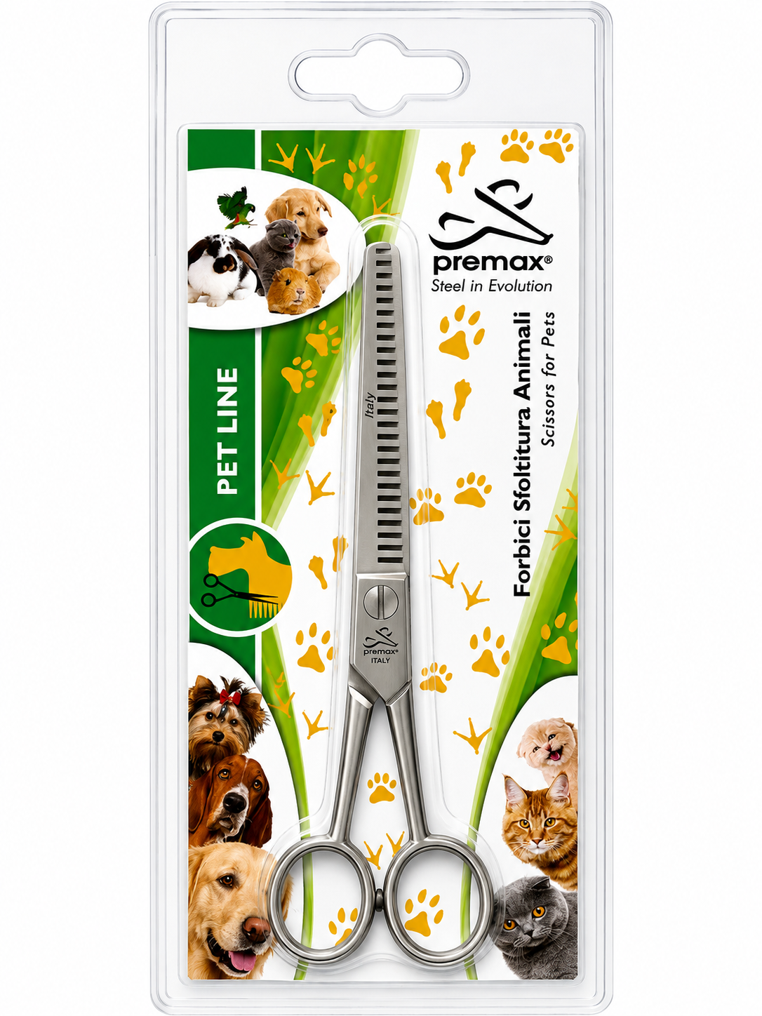 Forbici da sfoltitura per animali Premax – Pet Line